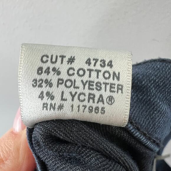 J BRAND Blue Dark Wash Cotton Blend Low-Rise Olympia Skinny Denim Jeans Size 29 - Picture 8 of 9